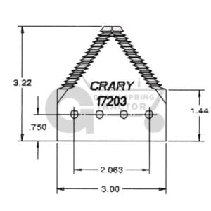 Section, Gold 'N Cut for John Deere