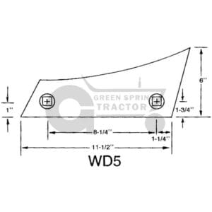 Shin To Fit John Deere HS bottoms for John Deere A14700