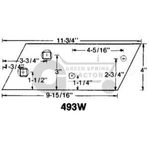 Landside to fit John Deere for John Deere A16493