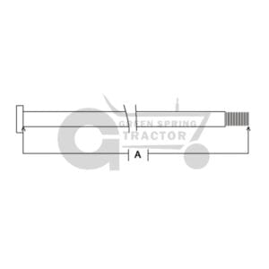 Gang Bolt, 95.7" for John Deere A40826