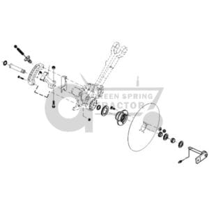 Depthshaft Arm for John Deere AA73951, AA92485, AN282117, G282117, P282117