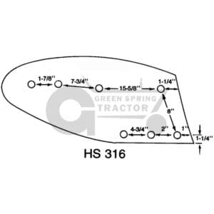 16'' Poly MOLDBOARD for JD for John Deere