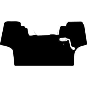 Rubber floor mat for John Deere