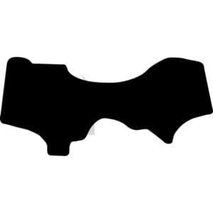 Rubber floor mat for John Deere