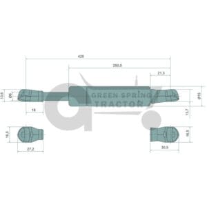 Gasdruckdämpfer for John Deere