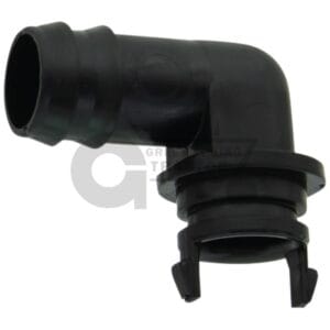 Angled threaded fitting for John Deere R120467