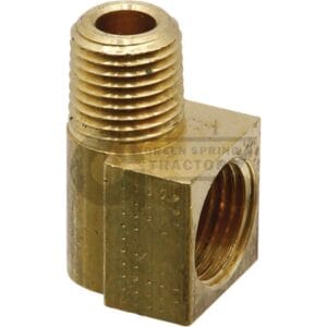 Angled threaded fitting for John Deere T11180