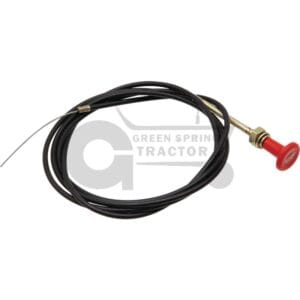 Stop cable for John Deere AL120054, AL24786, AL31683, AL31685, AL31687, AL36920, AL36921, AL36923, AL36924, AL58240, AL58248, AT31336