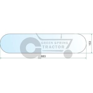 Rear screen for John Deere R198147