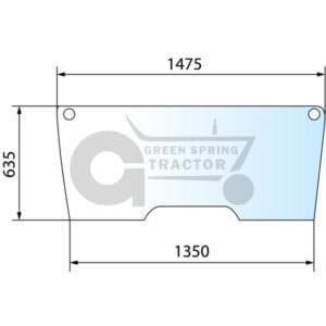 Windscreen for John Deere L209738