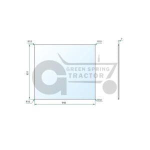 Windscreen for John Deere Z76045