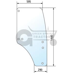 Door screen for John Deere R198625, SU27313