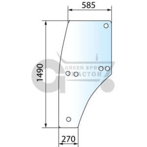 Door screen for John Deere ER200625