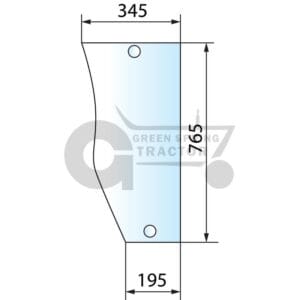 Windscreen bottom for John Deere ER200621