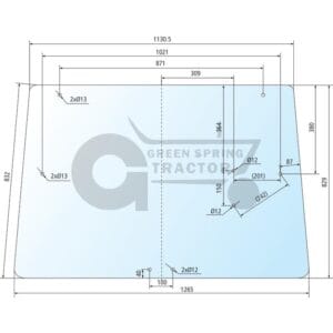 Rear window for John Deere AL70847, L57978