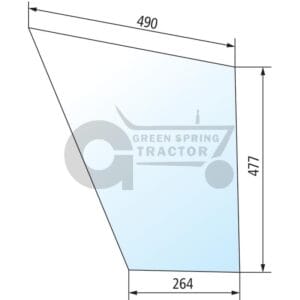 Door screen for John Deere