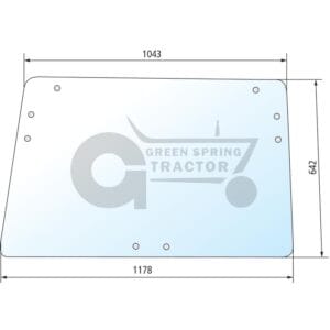 Rear screen for John Deere