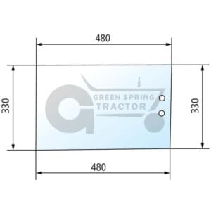Rear screen for John Deere AL28609, L32955