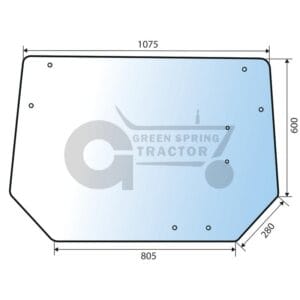 Rear screen for John Deere L57284