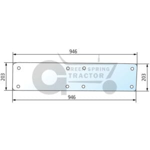 Rear screen for John Deere L57285