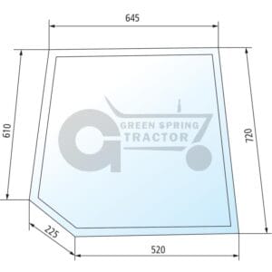 Door screen for John Deere AL29671