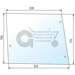 Side window for John Deere L55040