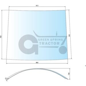 Windscreen for John Deere L30621, R50753
