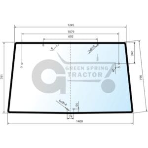 Rear screen for John Deere R110990