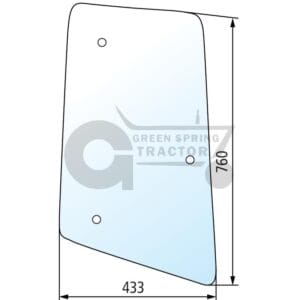 Side window for John Deere L113305