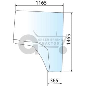 Door screen for John Deere R124665, R208587