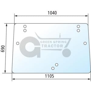 Windscreen for John Deere ER047310