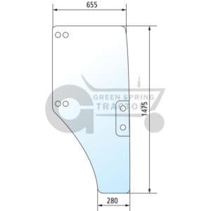 Door screen for John Deere ER047313
