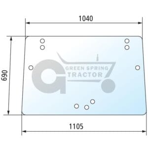 Windscreen for John Deere ER047354