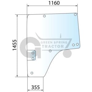Door screen for John Deere R157210
