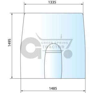 Windscreen for John Deere R167958, R218484, R537494