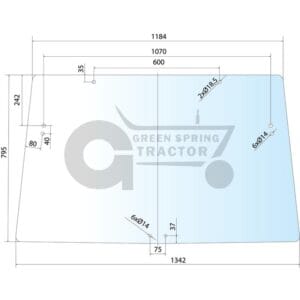 Windscreen for John Deere L212277, L78726