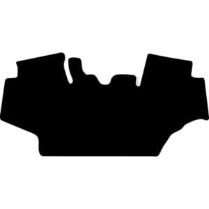 Rubber floor mat for John Deere