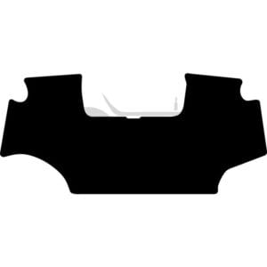 Rubber floor mat for John Deere