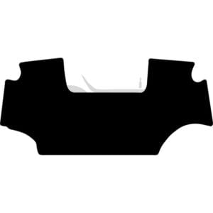 Rubber floor mat for John Deere