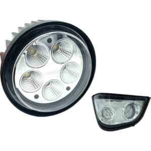 Tigerlights Led Large Round Headlight Insert for John Deere 4940, 210, 230, 250, 290, 330, 350,