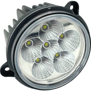Tigerlights Led Small Round Headlight Insert for John Deere 4940, 210, 230, 250, 270, 310, 350